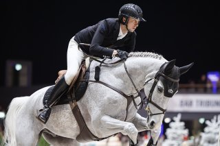 Martin Fuchs doit se contenter d'une 8e place dans le GP du CHI de Genève KEYSTONE/VALENTIN FLAURAUD